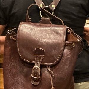 Vero Cuoio Italian leather backpack